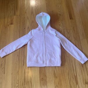 Children’s place pink zip up sweatshirt, size kids XL (14)